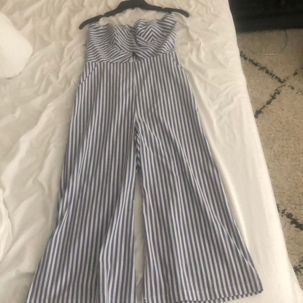 Culotte striped Jumpsuit